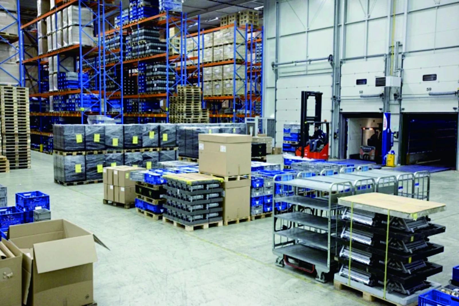 Storage and dispatch area