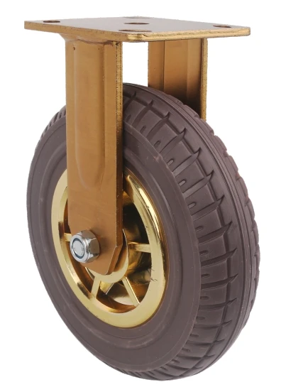 Heavy-Duty Gold-Finish Treaded ER Casters