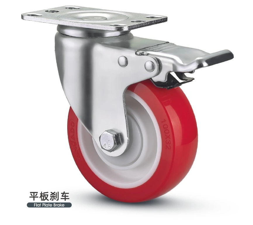 Medium-Duty Single-Axle PU Casters